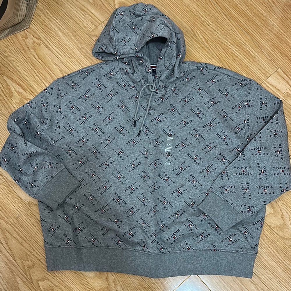 Tommy Hilfiger Gray Logo Hoodie